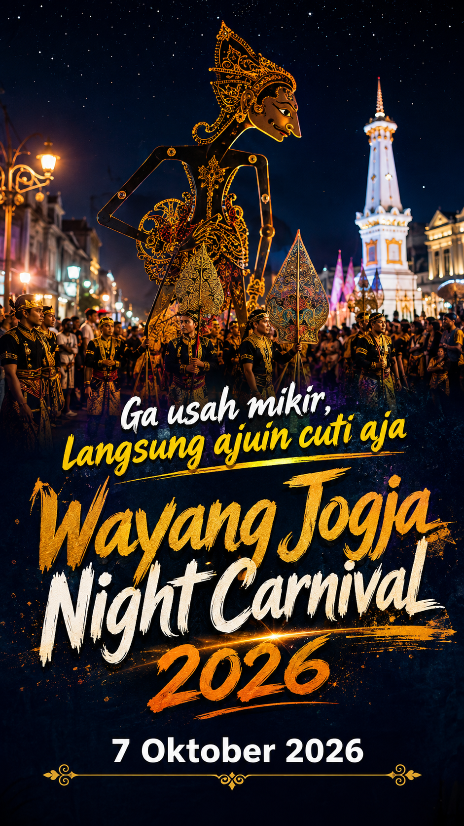 Wayang Jogja Night Carnival (WJNC) 2026